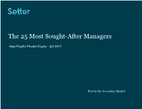 The 25 Most Sought-After Managers