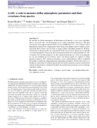 A Code to Measure Stellar Atmospheric Parameters and Their Covariance from Spectra