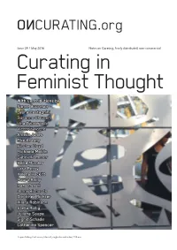 Curating in Feminist Thought