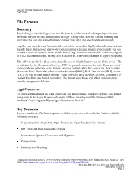 File Formats