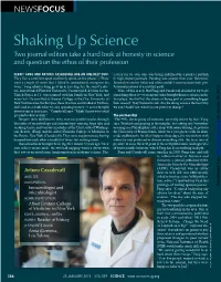 Shaking up Science