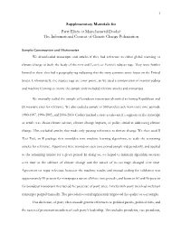 The Informational Context of Climate Change Polarization