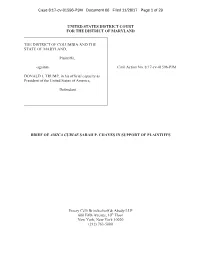 An Amicus Curiae Brief