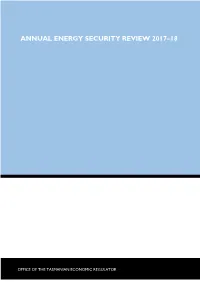 Annual Energy Security Review 2017–18