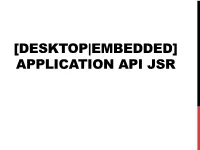 Application Api Jsr