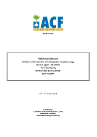 Aweil East County Executive Summary June 08 VF
