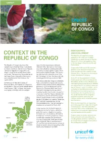 Context in the Republic of Congo