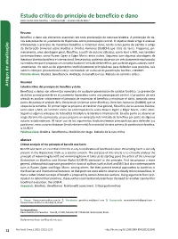 Critical Analysis of the Principle of Benefit and Harm Benefit and Harm Are Essential Elements in Any Consideration of Bioethical Nature
