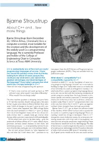 About C++ And... Few More Things
