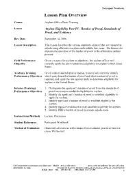 Lesson Plan Overview