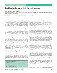 Looking Backward to Find the Path Forward