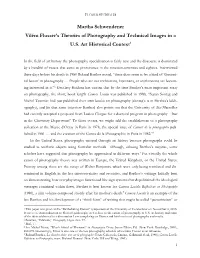 Theories of Photography and Technical Images in a U.S