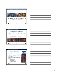 Background Statistics Local Statistics