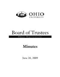 Board of Trustees Ohio University