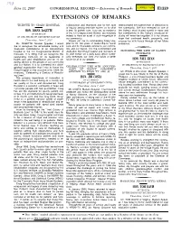 Extensions of Remarks E1229 EXTENSIONS of REMARKS
