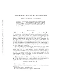 Long Knots and Maps Between Operads