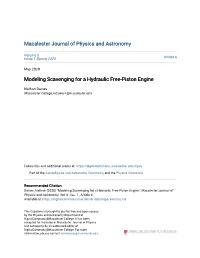 Modeling Scavenging for a Hydraulic Free-Piston Engine