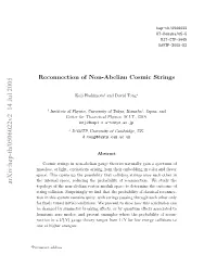 Reconnection of Non-Abelian Cosmic Strings