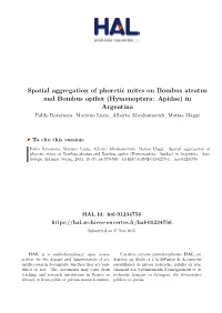 Spatial Aggregation of Phoretic Mites on Bombus
