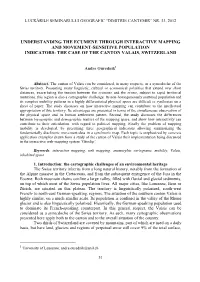 Understanding the Ecumene Through Interactive Mapping and Movement-Sensitive Population Indicators: the Case of the Canton Valais, Switzerland