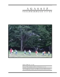 Agassiz Neighborhood Study Report and Addendum 2003