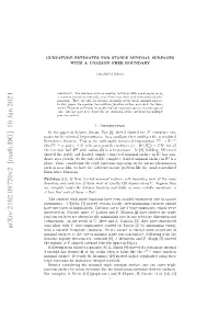 Arxiv:2102.09720V2 [Math.DG] 10 Jun 2021 with a Suitable Boundary Condition