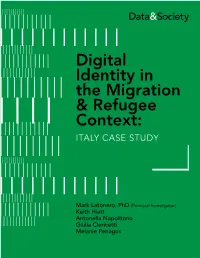 Digital Identity in the Migration & Refugee Context