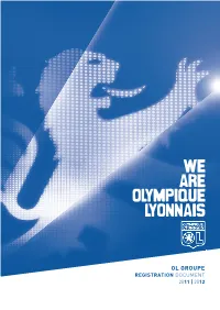 Ol Groupe Registration Document 2011 | 2012