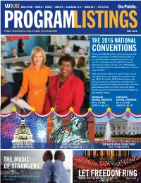 Program Listings” (USPS James W