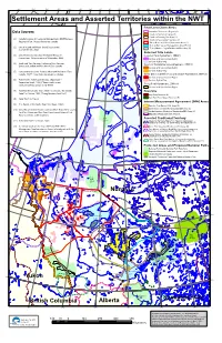 Settlement Areas and Asserted Territories Within The