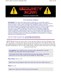 TLS Confusion Attacks