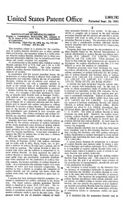 United States Patent Office Patented Sept