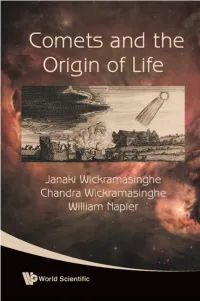 Comets and the Origin of Life This Page Intentionally Left Blank Comets and the Origin of Life