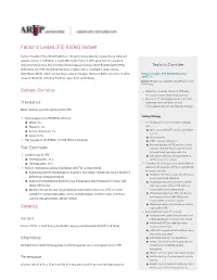 Factor V Leiden (F5) R506Q Variant
