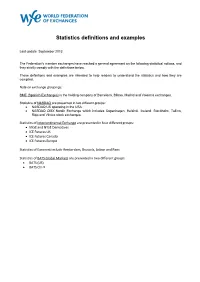 Statistics Definitions and Examples
