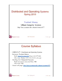 Course Syllabus