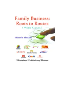 Hitesh Shukla (Ph.D.) Professor, Department of Business Management (MBA Programme), Saurashtra University, RAJKOT – 360 005