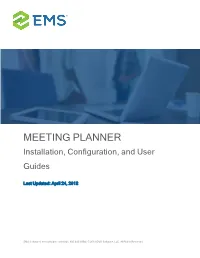Meeting Planner Documentation