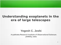 Planets Beyond the Solar System
