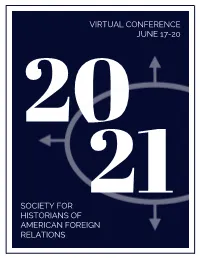 SHAFR 2021 Program [PDF]