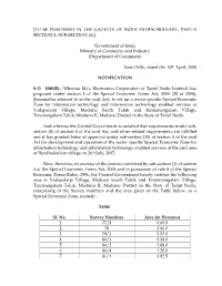 TO BE PUBLISHED in the GAZETTE of INDIA EXTRAORDINARY, PART-II SECTION-3, SUB-SECTION (Ii)]