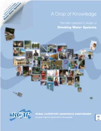 A Drop of Knowledge: the Non-Operator's Guide to Drinking Water Systems