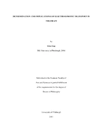 Determination and Implications of Electroosmotic Transport In