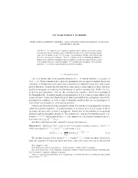 ON NEAR PERFECT NUMBERS Let Σ(N)