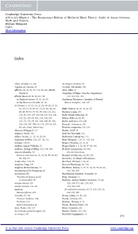The Renaissance Reform of Medieval Music Theory: Guido of Arezzo Between Myth and History Stefano Mengozzi Index More Information