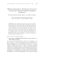 Electron Interferometry: Interferences Between Two Electrons and a Precision Method of Measuring Decoherence