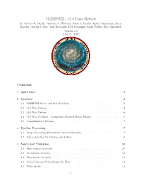 GLIMPSEI - V2.0 Data Release by Marilyn R