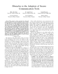 Obstacles to the Adoption of Secure Communication Tools