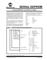 Serial EEPROM Cross Reference Guide