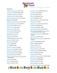 A Reading List Generated by Our Community